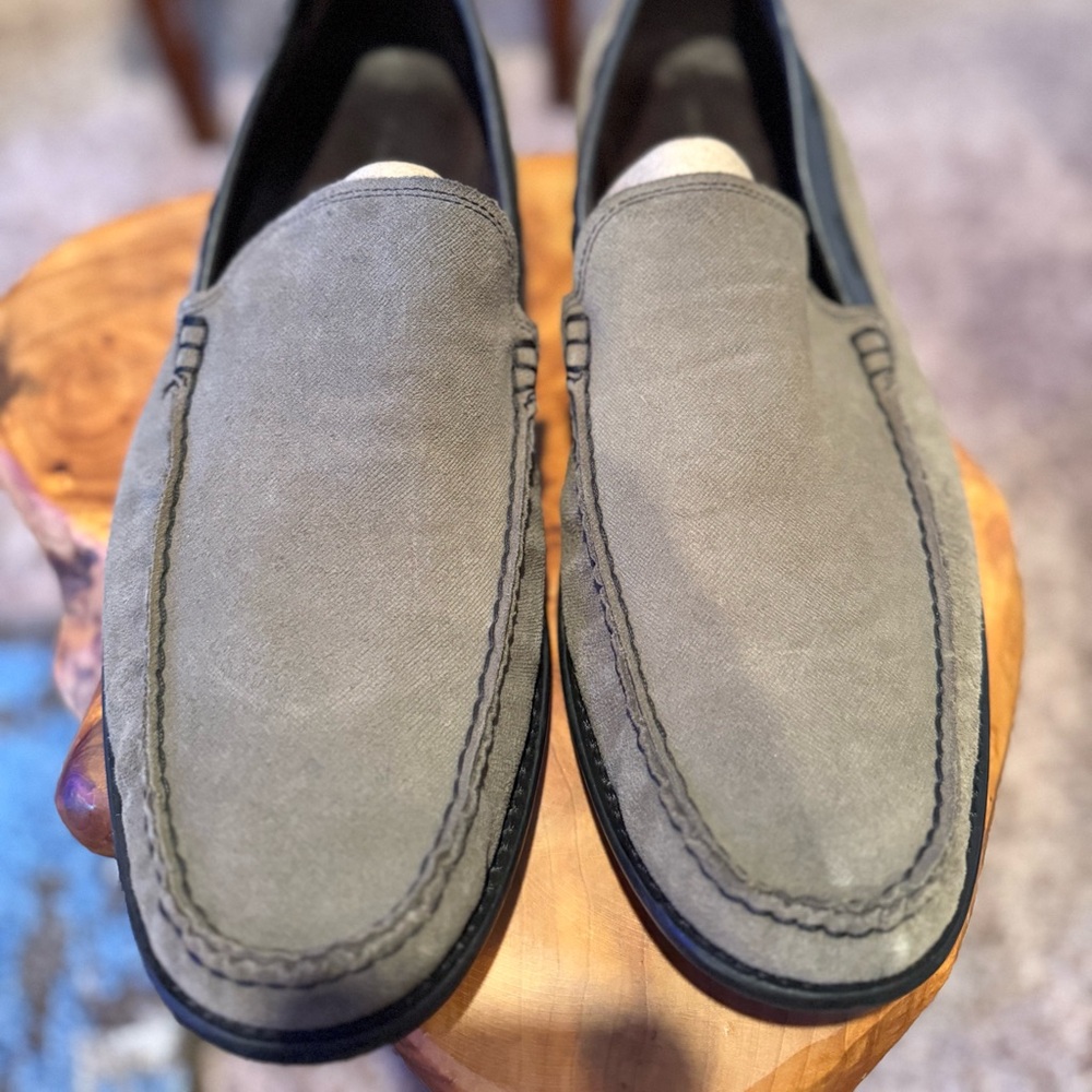 John Varvatos Men's suede and leather Loafers.